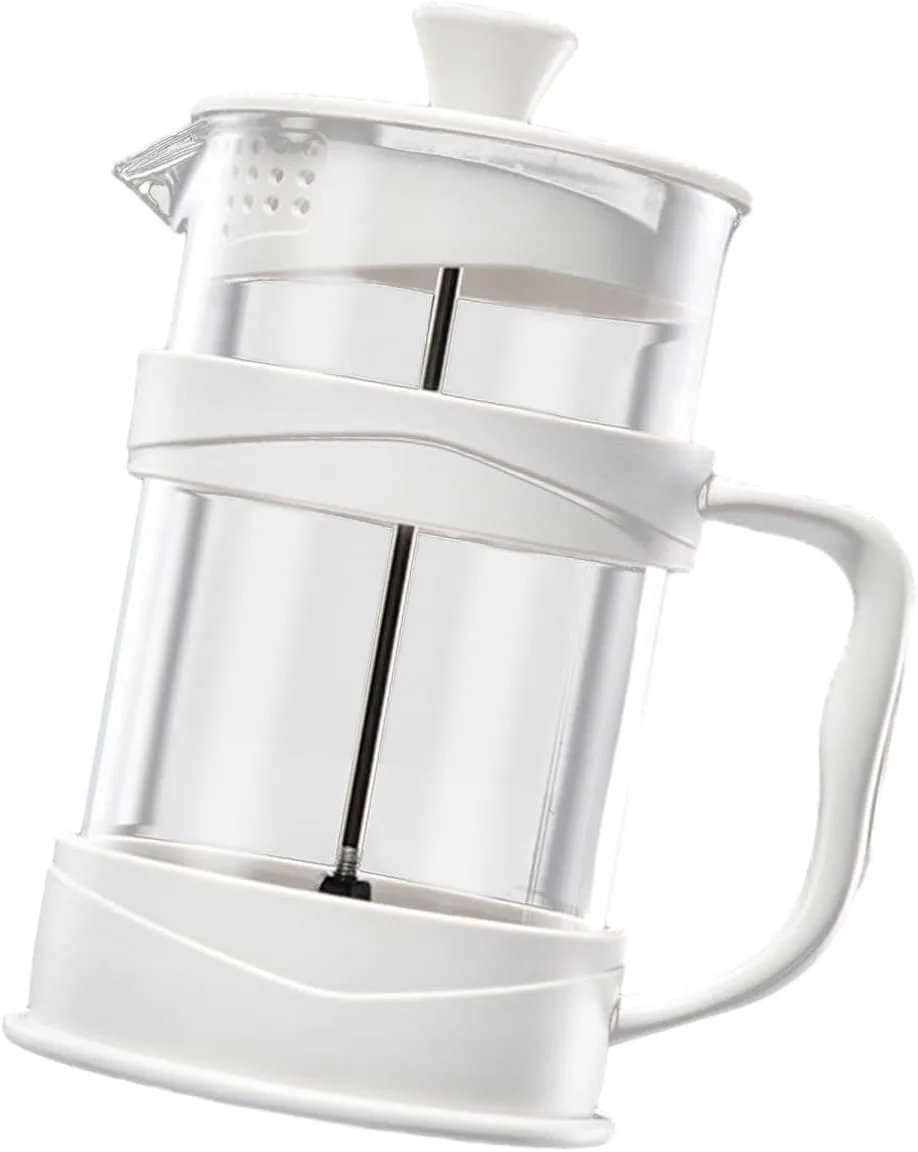Coffee Plunger French Coffee Maker Heat Resistance Kettle Tea Pot Coffee Kettle for Travel Shops Camping, 800ml