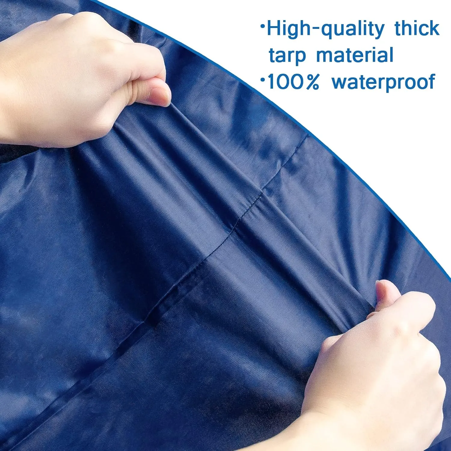 Coldwind Twin Size Waterproof Mattress Cover for Moving & Storage, Heavy Duty Handles, Strong Zipper, Reusable, Navy