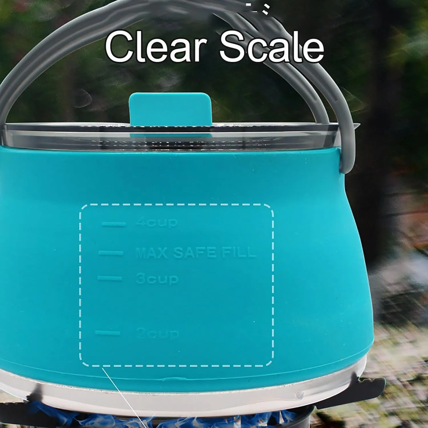 Collapsible Camping Cookware, Camping Pot, Foldable Compact Hiking Camping Pots and Pans Set for Outdoor Hiking