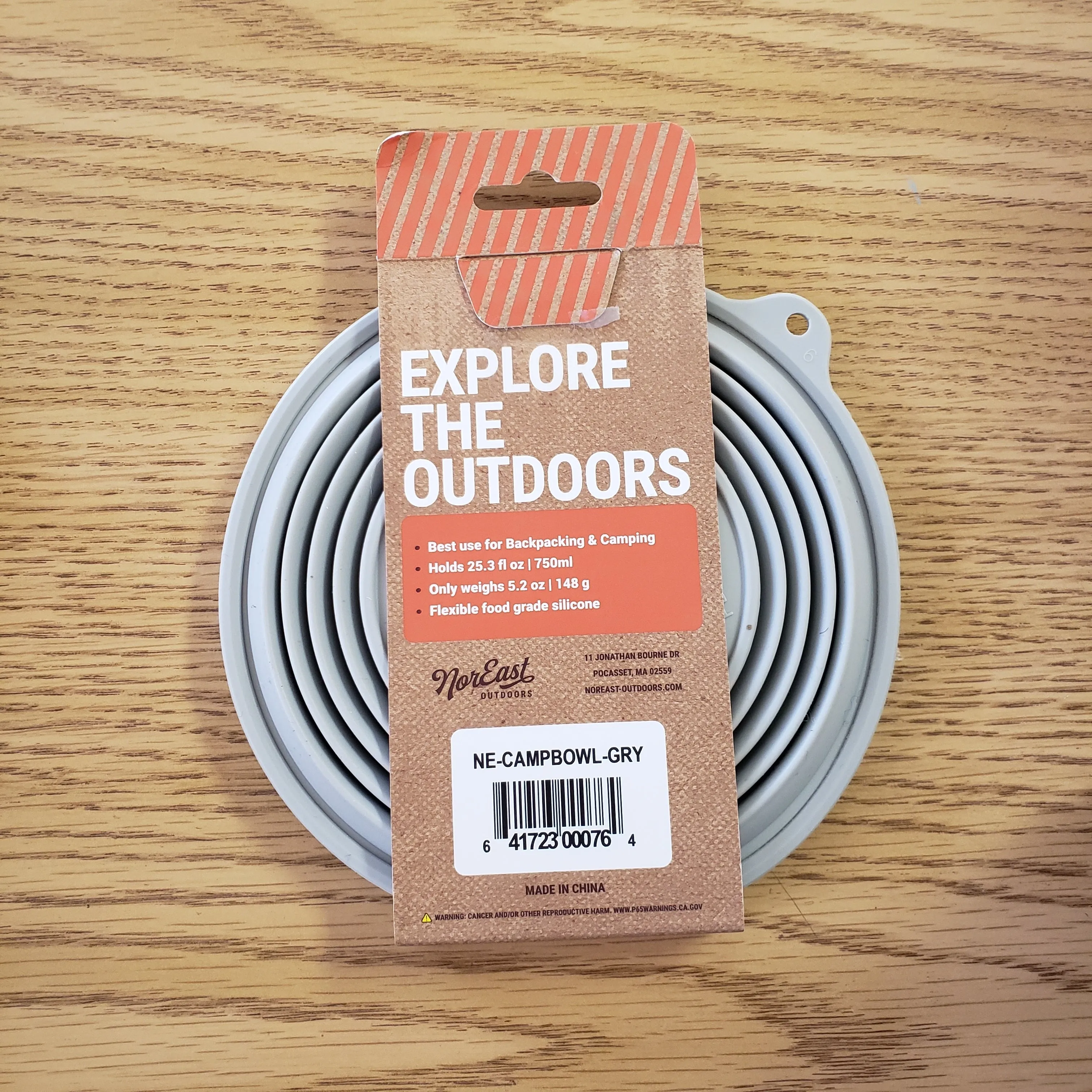 Collapsible Silicone Camp Bowl