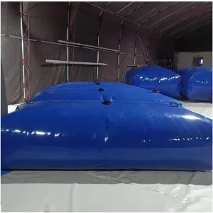 Collapsible Water Container, Cube Transport Water Storage Bag with Faucet and Drain Valve, for Outdoor Emergency Water Use, Customizable (Color : Blue, Size : 400L/1x0.8x0.5m)