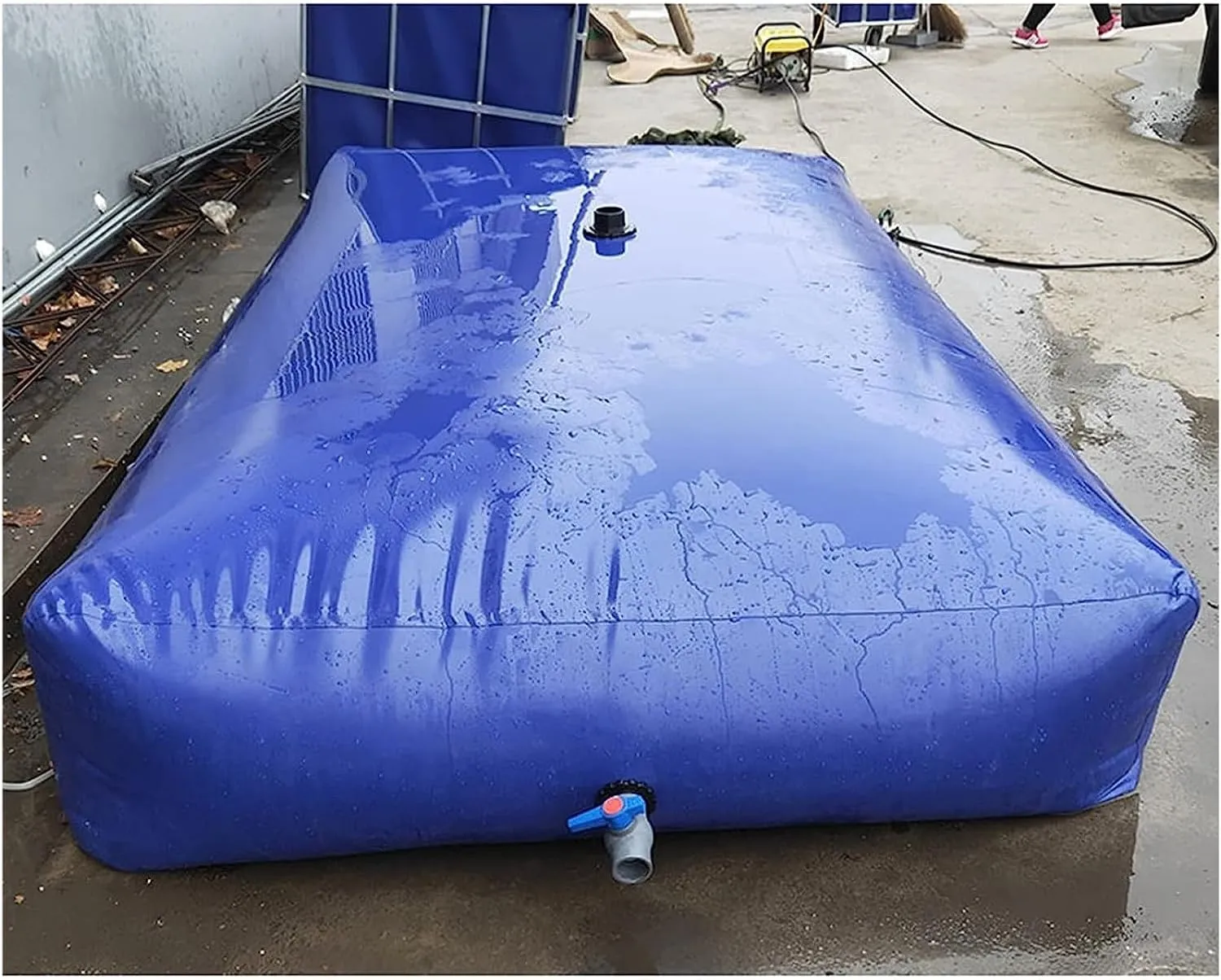 Collapsible Water Jerry Can Collapsible Water Container, Water/Leakproof PVC Water Storage Bag, For Outdoor Software Pressure Resistant Water Tank, Customize