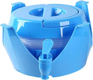 Collapsible Water Storage Bucket Large Capacity Camping Water Jug Hot Cold Dispenser