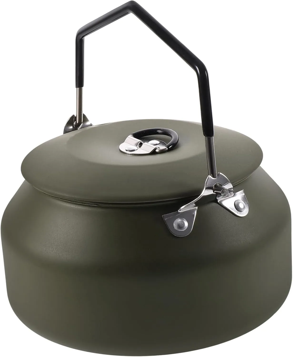 Convenient Stainless Steel Kettle Portable Outdoor Tea Pot Sturdy Stovetop Kettle for Camping Kitchen