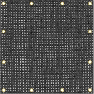Covers & all Mesh Tarps, 6 Oz 20 mil Polyester Protective Cover with Reinforced Edges, Multipurpose for Patio Garden Fences Swimming Pools Construction Dump Trucks Equipment (5' H x 7' W Feet)