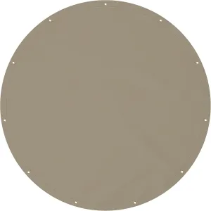 Covers & all Round Tarps, 12 Oz Made of Waterproof Tear and UV-Resistant Fabric, Multipurpose for Pool Patio Garden Equipment Sports Fields (5 Feet, Beige)