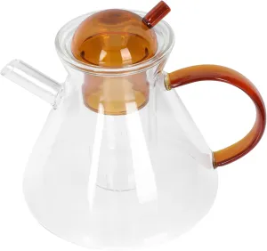 Creative Teapot High Borosilicate Heat Resistant Kettle for Tea Coffee Herbal Drinks Ergonomic Design for Easy Pouring for Home Office Gifting