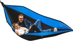 Crua Outdoors Koala Maxx - Camping Hammock with Bug Net, Air Pillow, Tree Straps and 7 Useful Pockets
