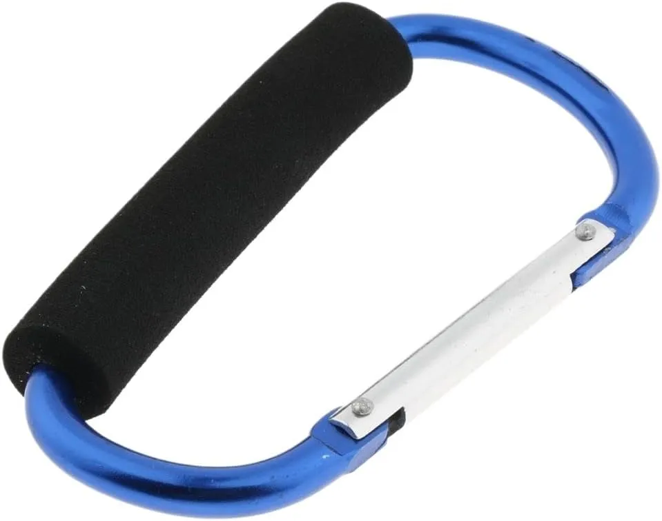 D Snap Hook Aluminum Carabiner Soft for Hiking Camping Carabiner