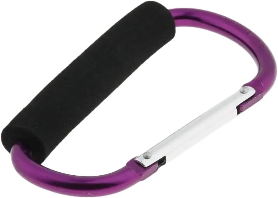 D Snap Hook Aluminum Carabiner Soft for Hiking Camping Carabiner