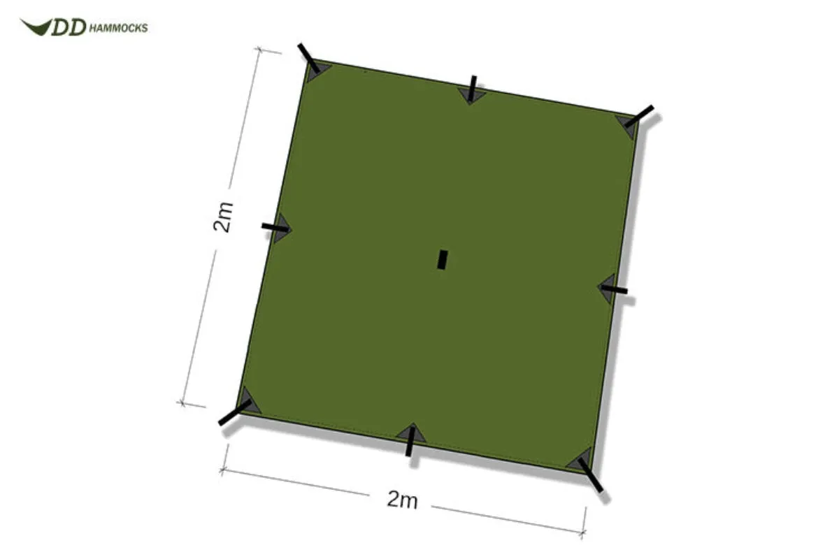 DD Hammock Tarp 2 x 2 Meter