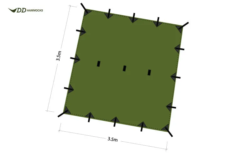 DD Hammocks Tarp 3,5 x 3,5 meter