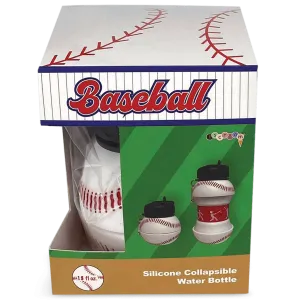 Decor | Collapsible - Baseball Water Bottle| Iscream