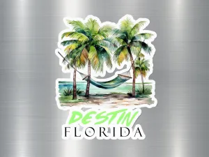 Destin Florida Hammock Sticker