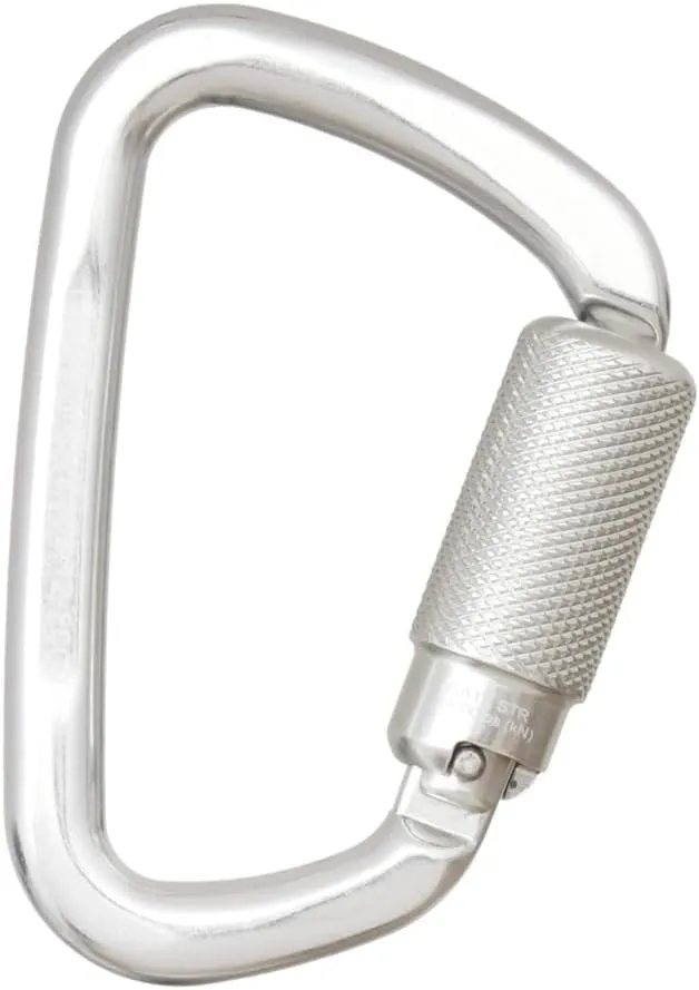 DEWALT Carabiner - Standard Self-Locking - Aluminum - 1/4 Turn - .83" Gate Opening - ANSI