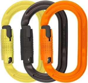 DMM Ultra O Locksafe 3 Color Pack Lime/Grey/Orange 3-Stage Auto-Locking Carabiner