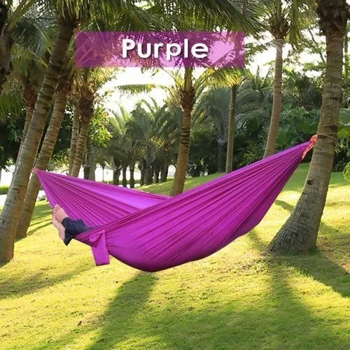 Double Camping Hammock: Lightweight for Backpacking & Outdoor Relaxation