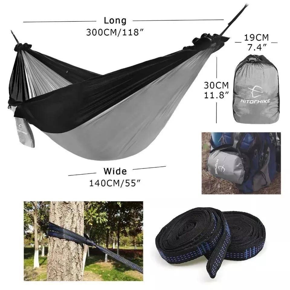 Double Camping Hammock: Lightweight for Backpacking & Outdoor Relaxation