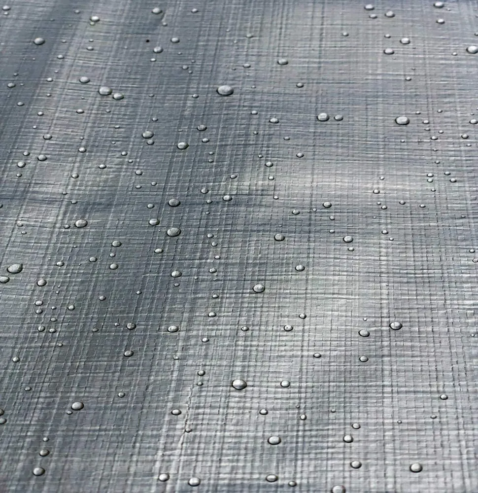 Dry Top 225334 22533 25X33'Silver/Brown Poly TARP(14X14 Weave), Feet