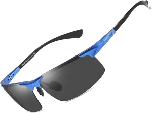 DUCO Men's Sports Polarized Driving Carbon Fiber Sunglasses for Men UV400 Protection DC8277