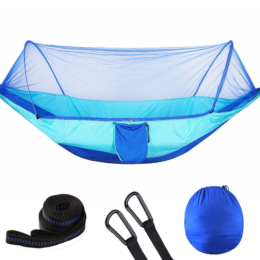 Durable Quick Opening Hammock with Mosquito Net | Fully Automatic
