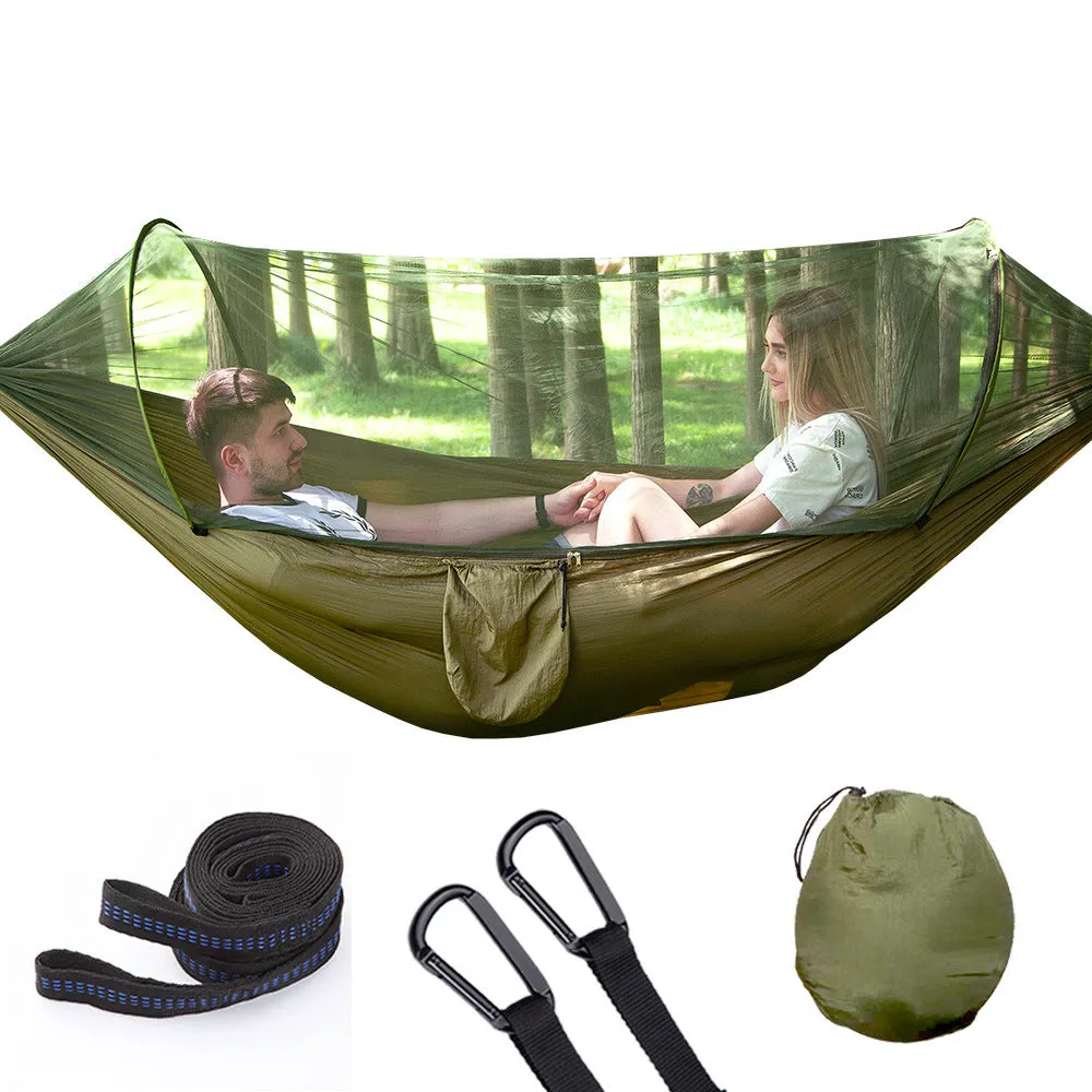 Durable Quick Opening Hammock with Mosquito Net | Fully Automatic