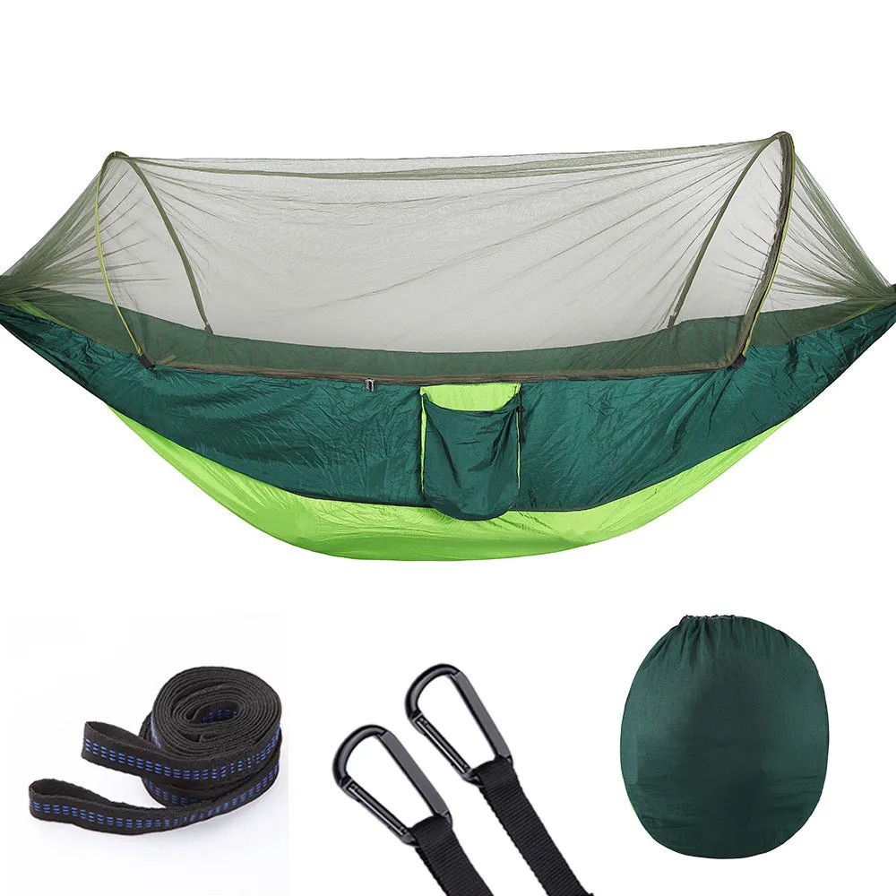 Durable Quick Opening Hammock with Mosquito Net | Fully Automatic