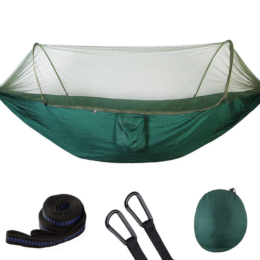 Durable Quick Opening Hammock with Mosquito Net | Fully Automatic