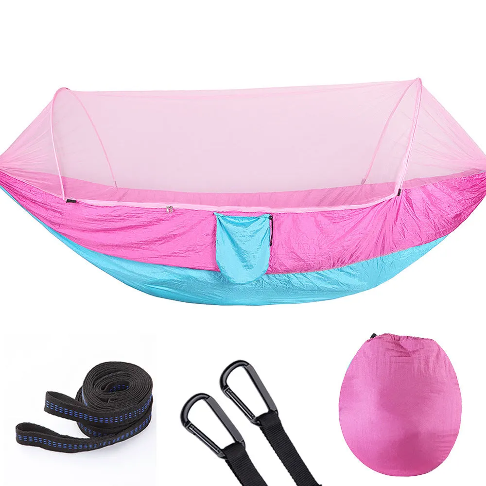 Durable Quick Opening Hammock with Mosquito Net | Fully Automatic