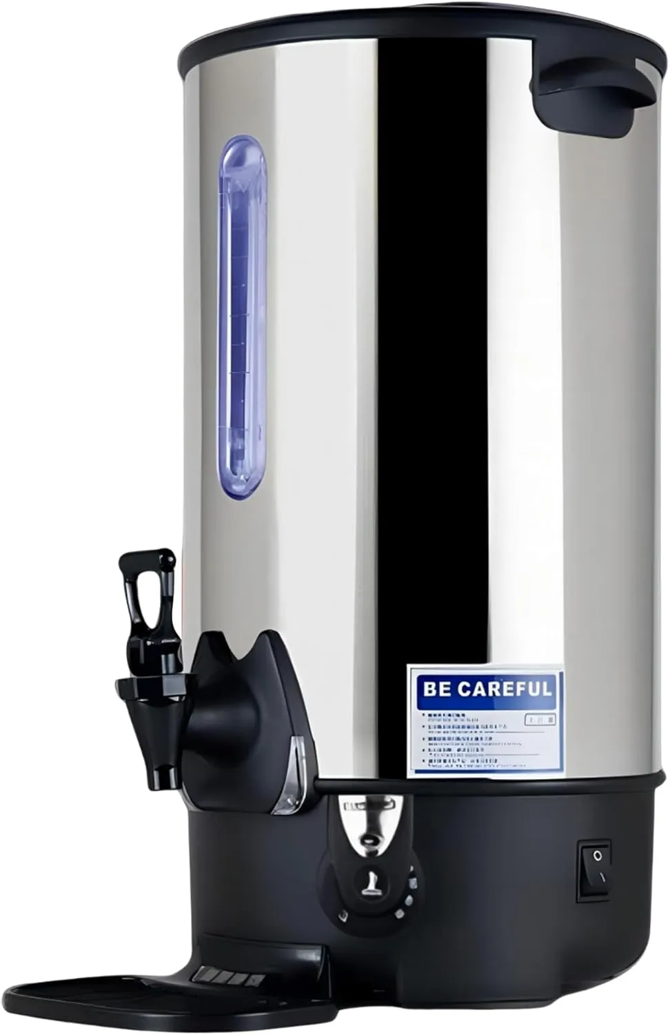 Electric Hot Coffee Kettle Warmer Stainless Steel Hot Coffee Dispenser Hot Coffee Boiler And Warmer with Independent Filter Quick-Temp or Boil for Tea Coffee 1300W 15.4 Liter Capacity
