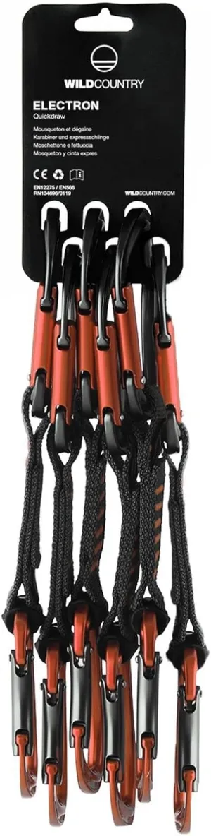 Electron Rock Climbing Quickdraw - Durable Quickdraw with Lightweight Aluminum Carabiners