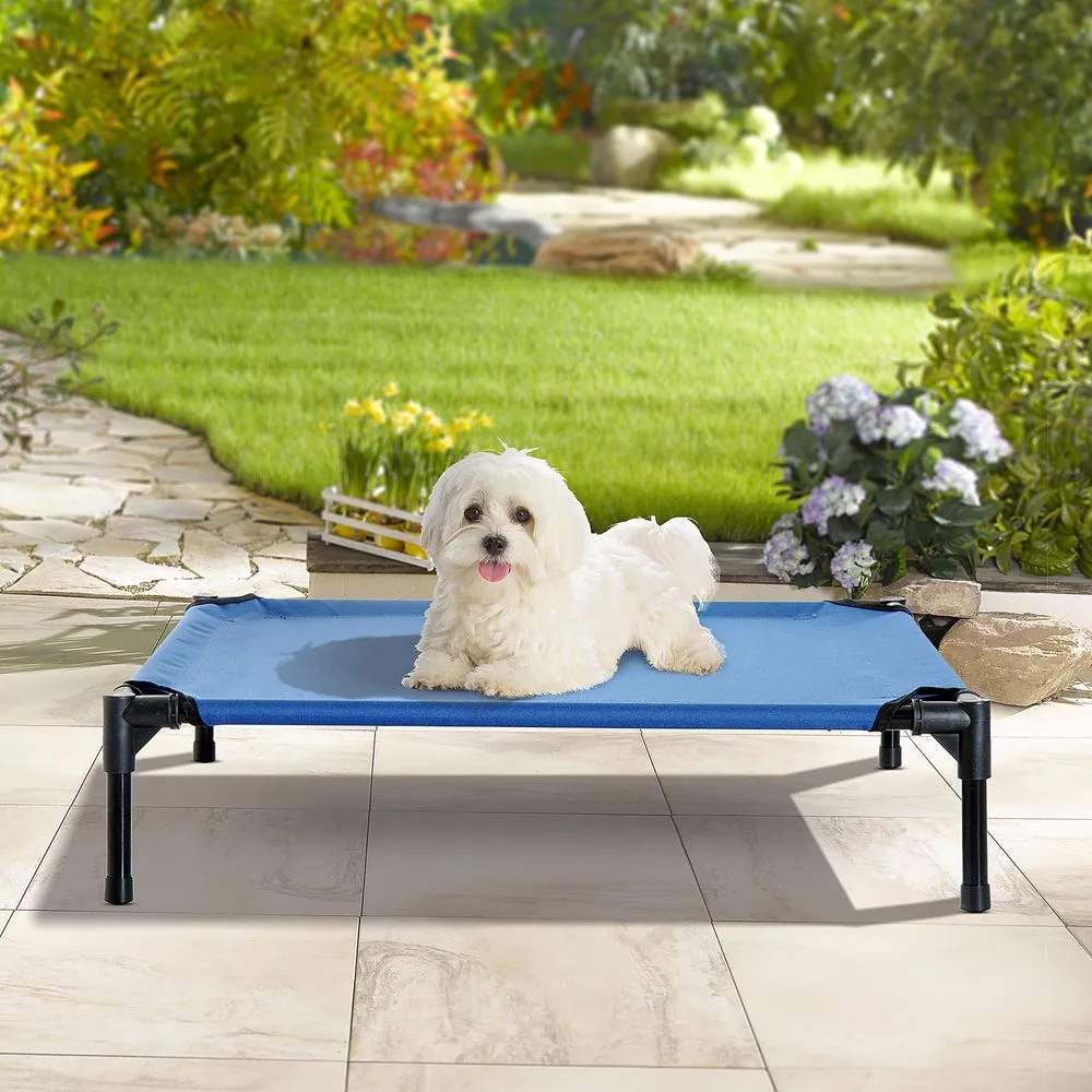Elevated Pet Bed Cool Cot Dog Cat Portable Folding Home Camping Hammock Foldable