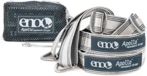 ENO Apollo Suspension System - Tree Strap for Hammock - Hammock Accessories for Backyard, Patio, or Balcony Furniture and Decor - Grey/Charcoal