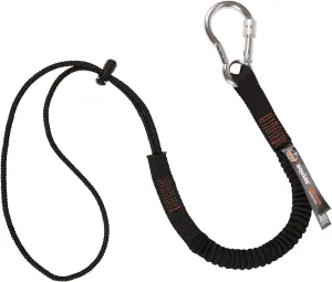 Ergodyne Squids 3105 Tool Lanyard with Aluminum Screw Lock Carabiner, Tool Weight Capacity 15 lbs