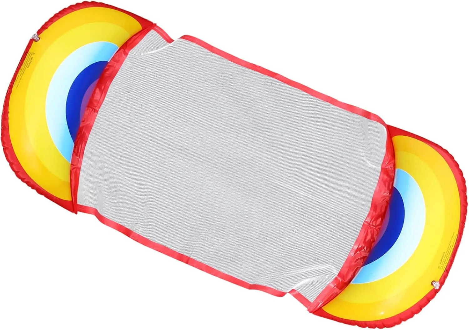 ERINGOGO Inflatable Floating Bed Bones for Retriever Puppies Water Float Mat Swimming Floating Pad Portable Swimming Mat Swimming Floating Bed Foldable PVC Inflatable Floating Row, 126 X73X15CM