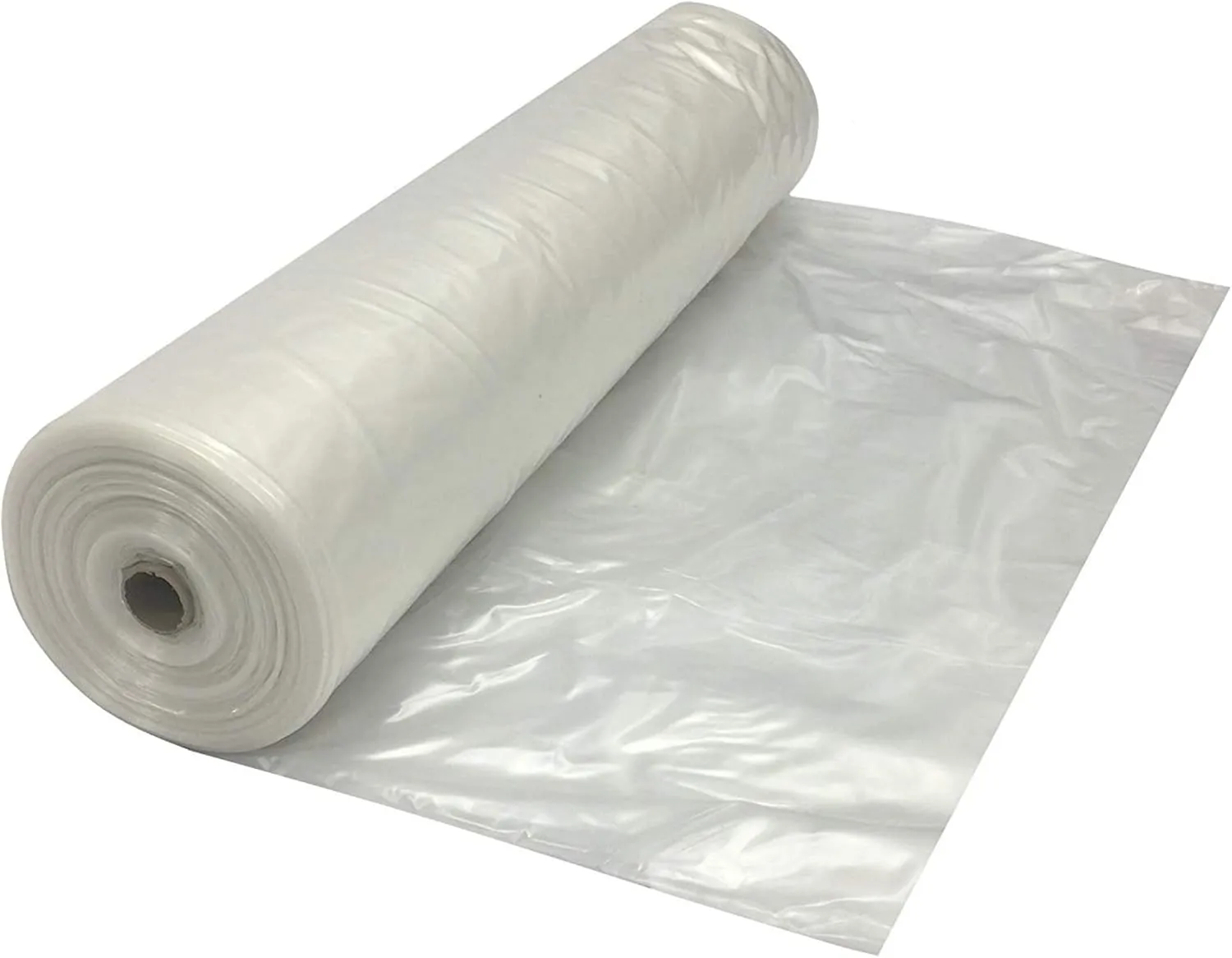 Farm Plastic Supply - Clear Plastic Sheeting - 4 mil - (3' x 200') - Thick Plastic Sheeting, Heavy Duty Polyethylene Film, Drop Cloth Vapor Barrier Covering for Crawl Space
