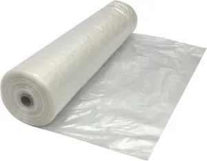 Farm Plastic Supply - Clear Plastic Sheeting - 4 mil - (3' x 200') - Thick Plastic Sheeting, Heavy Duty Polyethylene Film, Drop Cloth Vapor Barrier Covering for Crawl Space