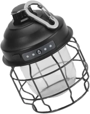 FAVOMOTO 1 Set Portable Rechargeable Camping Lantern Lightweight Outdoor Light for Tent USB Charging Retro Design for Camping Trips and Emergency Use Present Option