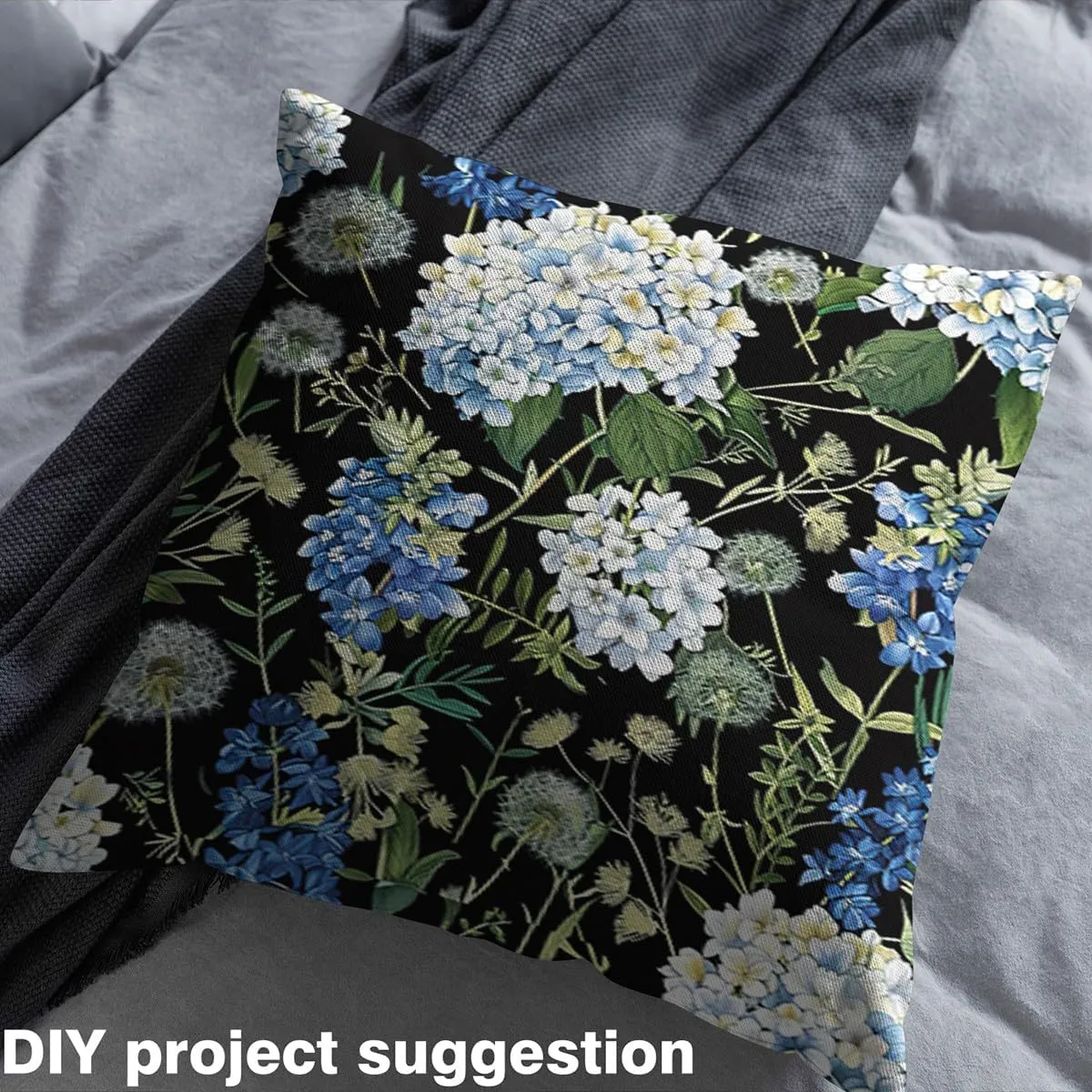 Feelyou Floral Waterproof Outdoor Fabric 2 Yard Botanical Fabric by The Yard Kids Women Men Ultra Soft Flower Upholstery Fabric for Chairs Garden Theme Reupholstery Fabric Decor Room Decor