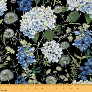 Feelyou Floral Waterproof Outdoor Fabric 2 Yard Botanical Fabric by The Yard Kids Women Men Ultra Soft Flower Upholstery Fabric for Chairs Garden Theme Reupholstery Fabric Decor Room Decor