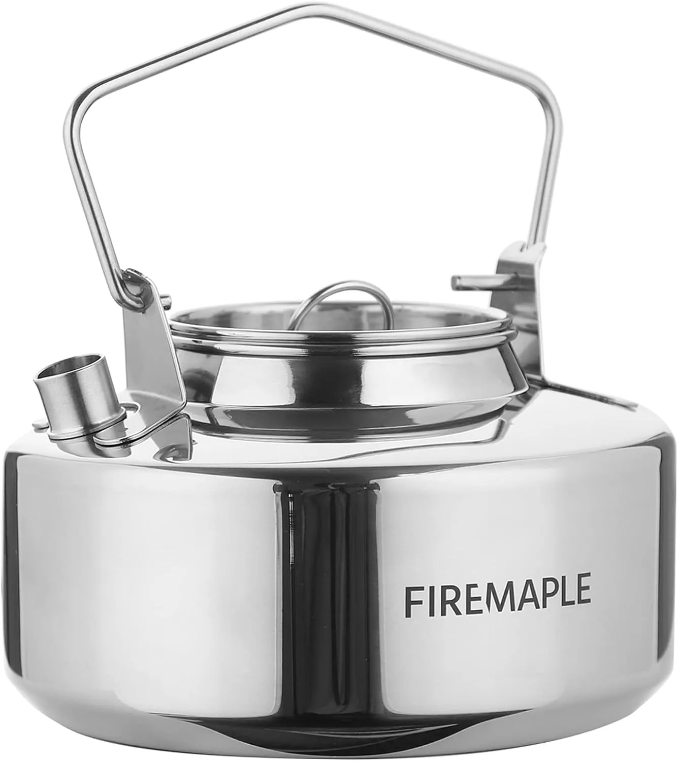 Fire-Maple Antarcti Portable 1 Liter Lightweight Stainless Steel Camping Kettle | Durable and Portable Camp Tea Pot | Ideal for Bushcraft and Outdoor Campfire Use