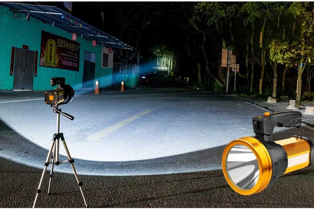 Flashlight Portable Rechargeable Light Dimmable Camping Light for Tent Lantern/Patio/Garden/Power Failure/BBQ/On Foot (Size : 9900W)