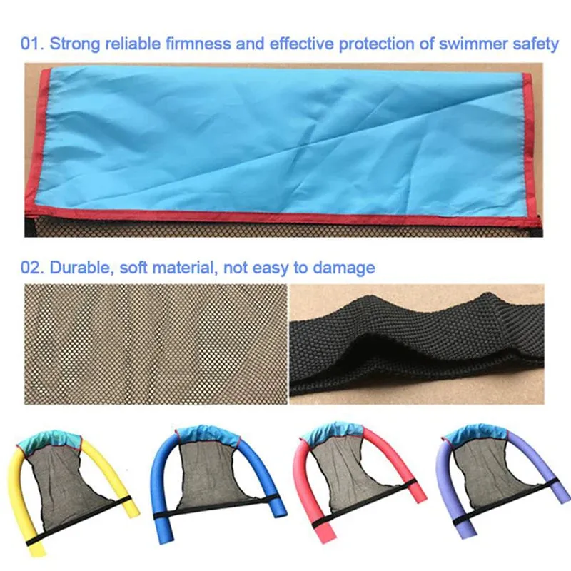 Floating Pool Water Hammock Lounger - Inflatable Pool Float Chair