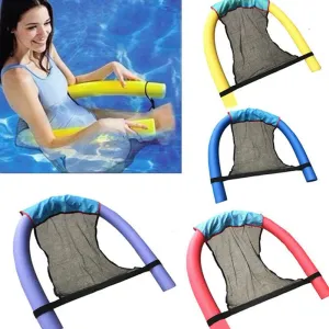 Floating Pool Water Hammock Lounger - Inflatable Pool Float Chair