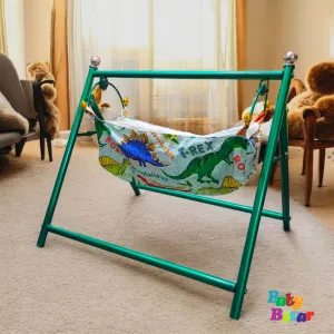 Foldable Baby Jhuli Swing with Sturdy Metal Frame – Safe & Comfortable