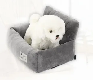 Foldable Dog Car Seat Bed – Adjustable Non-Slip Bottom Seat for Safe and Cozy Dog & Cat Travel Experience