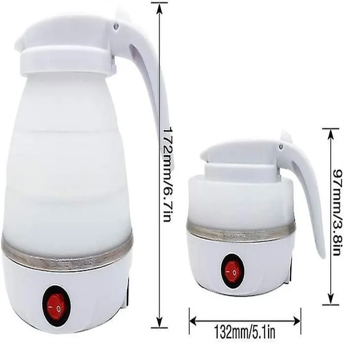 Foldable Kettle, Portable Foldable Electric Kettle For Travel Food Grade Silicon