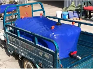 Foldable Water Jerry Can Collapsible Water Container, Leakproof/Water Proof PVC Water Storage Bag, For Storing And Transporting Water, Customizable (Color : Blue, Size : 120L/0.8x0.4