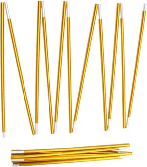 Folding Portable Tent Poles Canopy Rods for Camping Hiking and Outdoor Activities Durable Outdoor Tool