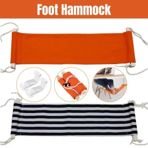 Foot Hammock Under Desk Hanging Office Footrest for Comfortable Leg Support